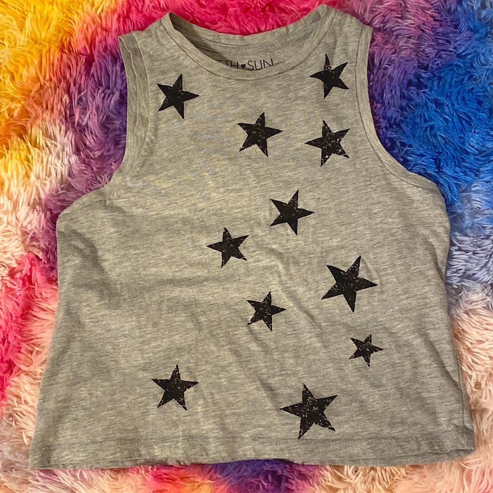 Fifth sun Girls star tank top size: girls x small